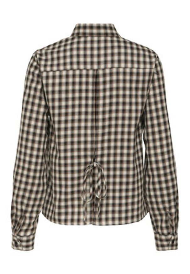 only - ONLY Koszula Liva 15355446 Beżowy Regular Fit. Kolor: beżowy. Materiał: syntetyk