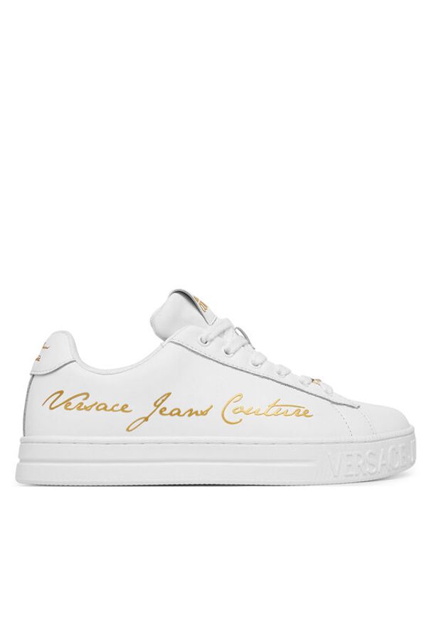 Versace Jeans Couture Sneakersy 80VA3SKL ZPB77 G03 Biały. Kolor: biały. Materiał: skóra