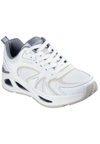 skechers - Buty sportowe damskie Skechers Uno Ego illustris Ai. Kolor: biały. Materiał: skóra ekologiczna, materiał #1