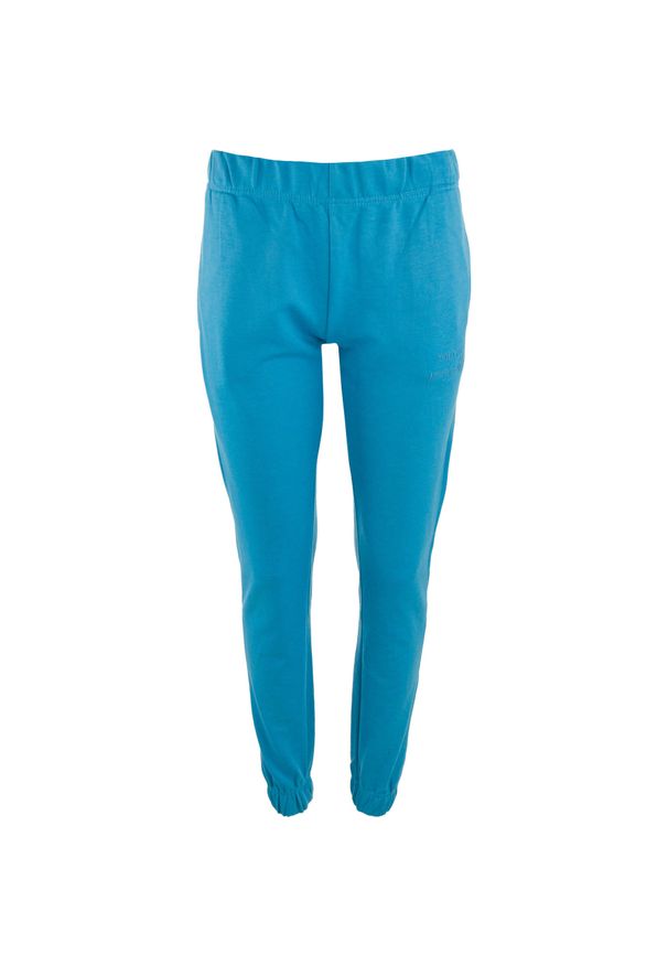 ALPINE PRO - Pantalony Treningowe Diama 2XL dla Kobiet - Komfort i Styl. Kolor: niebieski. Materiał: poliester, bawełna. Sport: fitness