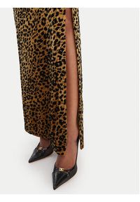 Guess Sukienka wieczorowa W6RK10 KA652 Beżowy Regular Fit. Kolor: beżowy. Materiał: syntetyk. Styl: wizytowy #3