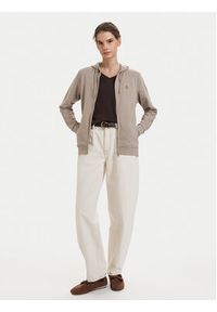 Beverly Hills Polo Club Bluza P-SS26W-F546540 Beżowy Regular Fit. Typ kołnierza: polo. Kolor: beżowy. Materiał: bawełna #4
