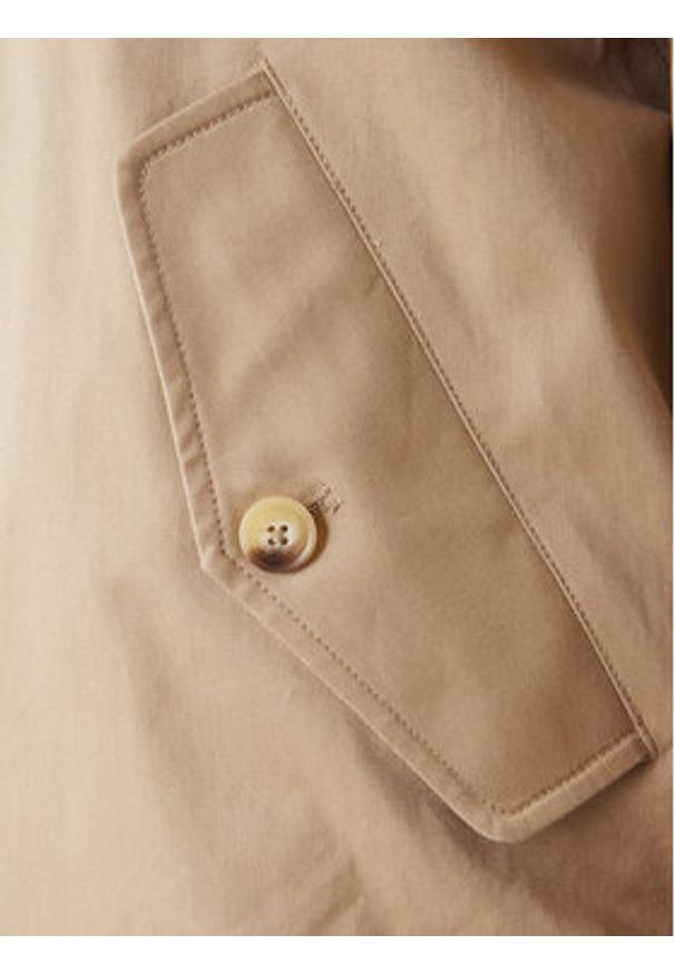 Lacoste Kurtka bomber BH7186 Beżowy Regular Fit. Kolor: beżowy. Materiał: bawełna