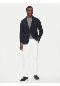 Michael Kors Marynarka MK0BL01062 Granatowy Regular Fit. Kolor: niebieski. Materiał: syntetyk #3