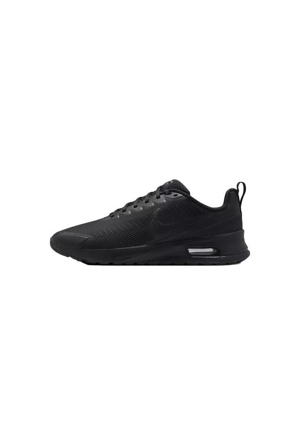 Buty do chodzenia męskie Nike Air Max Nuaxis. Zapięcie: sznurówki. Kolor: czarny. Materiał: tkanina, materiał, syntetyk. Szerokość cholewki: normalna. Model: Nike Air Max. Sport: turystyka piesza