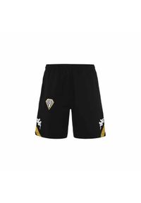 Kappa - Krótki Angers SCO Alozip 6 2022/23. Kolor: czarny, wielokolorowy, żółty. Długość: krótkie. Sport: piłka nożna