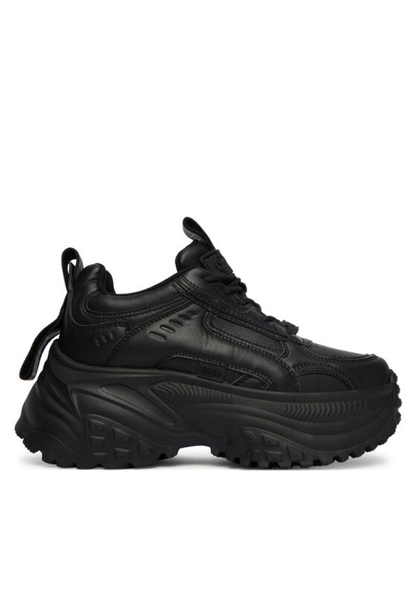 Buffalo Sneakersy Turbo One 1636744 Czarny. Kolor: czarny. Materiał: materiał