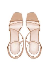 Marciano Guess Sandały 5YGZ35 7231A Beżowy. Kolor: beżowy. Materiał: lakier, skóra
