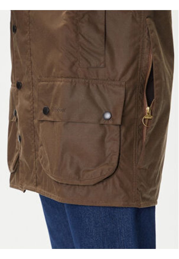 Barbour Kurtka przejściowa MWX0017BE51 Brązowy Regular Fit. Kolor: brązowy. Materiał: bawełna