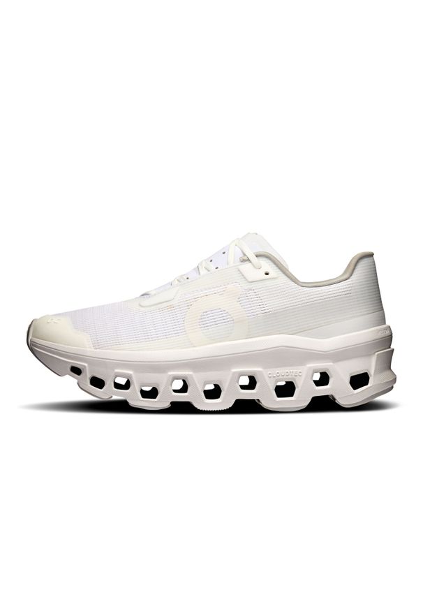 On - ON Cloudmonster Void W White | White Buty damskie do biegania. Okazja: na co dzień. Kolor: biały. Szerokość cholewki: normalna. Sport: fitness, bieganie