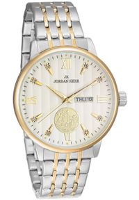 Zegarek damski Jordan Kerr L1070 srebrno-złoty. Kolor: srebrny, złoty, wielokolorowy #1