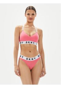 DKNY Biustonosz push-up DK4518 Różowy. Kolor: różowy. Materiał: bawełna. Rodzaj stanika: push-up #6