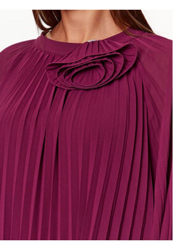 Dixie Bluzka C319Z019A Fioletowy Regular Fit. Kolor: fioletowy. Materiał: syntetyk
