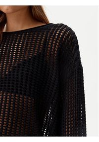 Vans Sweter Mila VN000M9H Czarny Loose Fit. Kolor: czarny. Materiał: bawełna #2