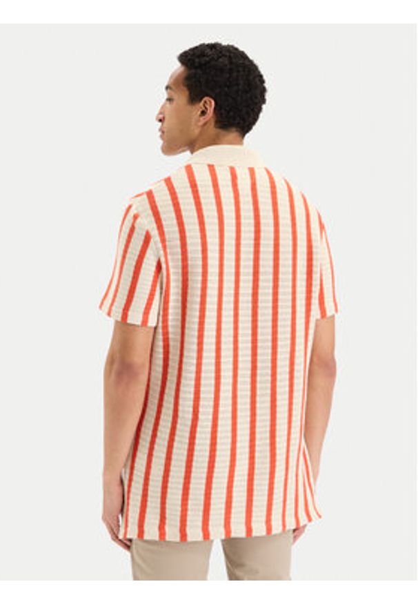 TOMMY HILFIGER - Tommy Hilfiger Sweter MW0MW42770 Kremowy Regular Fit. Kolor: kremowy. Materiał: bawełna