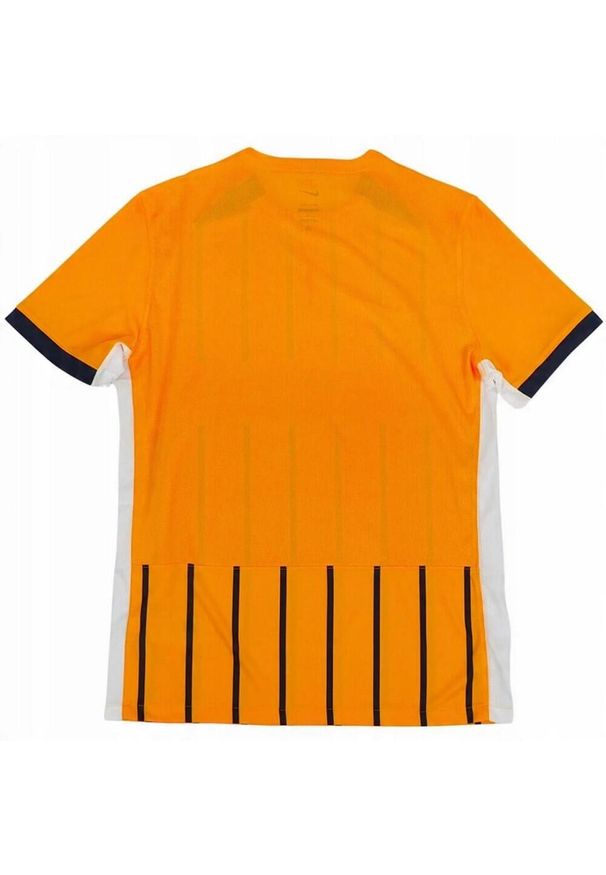 Nike - Męska Koszulka DriFIT. Kolor: czarny, pomarańczowy, wielokolorowy, żółty. Sport: turystyka piesza