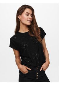 only - ONLY Bluzka Smilla 15231005 Czarny Regular Fit. Kolor: czarny. Materiał: syntetyk #6