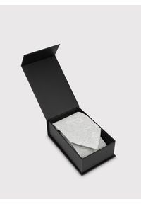 Pako Lorente - PAKO LORENTE – Jedwabny szary krawat męski. Okazja: na ślub cywilny, na wesele, na imprezę. Kolor: szary. Materiał: jedwab. Styl: elegancki #3