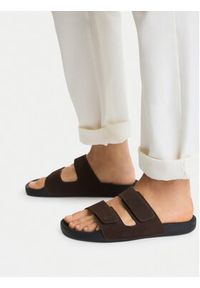 Quiksilver Klapki CEO-RAPID-01 MI08 Brązowy. Kolor: brązowy. Materiał: nubuk, skóra #9