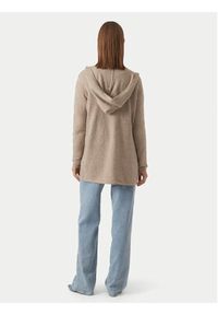Vero Moda Kardigan Doffy 10235948 Beżowy Relaxed Fit. Kolor: beżowy. Materiał: syntetyk #4