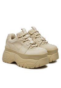 Naked Wolfe Sneakersy Sinner Beżowy. Kolor: beżowy. Materiał: skóra, nubuk #3