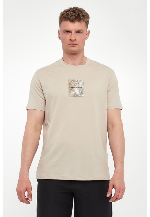 Armani Exchange - T-shirt męski z logo ARMANI EXCHANGE