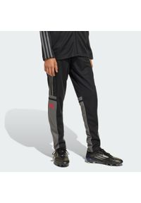 Adidas - Spodnie treningowe dla dzieci Squadra 25. Kolor: czerwony, wielokolorowy, czarny. Materiał: materiał. Sport: fitness, piłka nożna #1