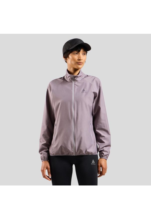 Odlo - Kurtka techniczna damska ODLO Essential Light Jacket. Kolor: szary. Materiał: materiał. Sport: bieganie