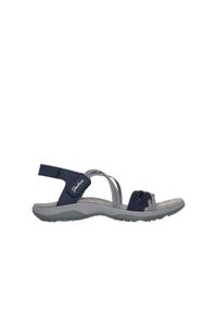 skechers - Sandália desportiva para caminhadas Mulher REGGAE SLIM- TAKES TWO. Marinho. Kolor: wielokolorowy, niebieski, szary
