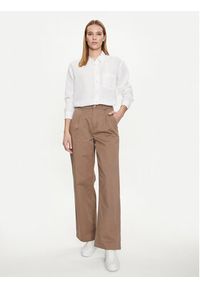 GAP - Gap Koszula 885282-01 Biały Relaxed Fit. Kolor: biały. Materiał: bawełna