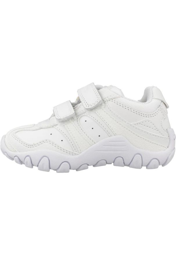 Geox - Buty GEOX CRUSH M Biały. Kolor: biały. Materiał: tkanina, skóra. Sport: turystyka piesza