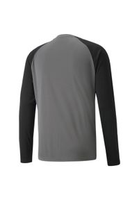 T-Shirt Puma Teampacer Gk Ls Jersey Dorosłych. Kolor: wielokolorowy, czarny, szary. Materiał: poliester