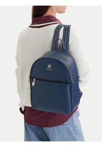 Beverly Hills Polo Club Plecak CEO-BHPC-L-004-09 Granatowy. Kolor: niebieski. Materiał: materiał #1
