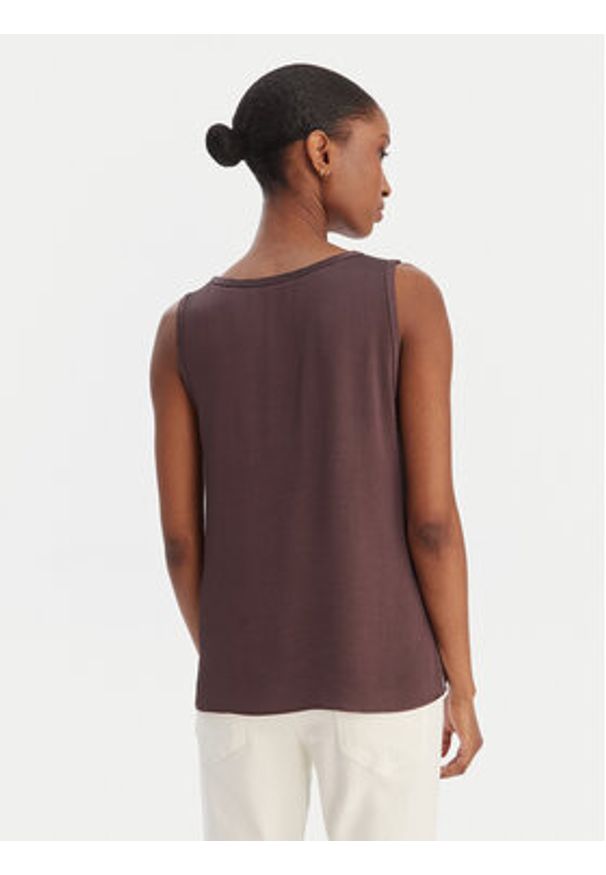 Marella Bluzka Nembi 2615161011 Brązowy Regular Fit. Kolor: brązowy. Materiał: acetat