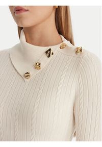 Guess Sukienka dzianinowa W6RK01 Z2YJ2 Écru Regular Fit. Materiał: wiskoza #3