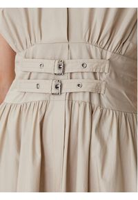 DKNY Sukienka codzienna DJ6D9194 Beżowy Regular Fit. Okazja: na co dzień. Kolor: beżowy. Materiał: bawełna. Typ sukienki: proste. Styl: casual #2