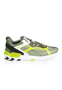 Geox Sneakersy "Grecale A" | U028ZA 01422 | Grecale A | Mężczyzna | Szary, Zielony. Kolor: zielony, wielokolorowy, szary. Materiał: materiał, skóra ekologiczna. Wzór: aplikacja #5