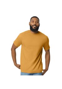 GILDAN - Koszulka Unisex Dla Dorosłych Softstyle Midweight. Kolor: żółty. Sport: turystyka piesza #1