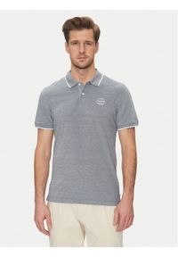Blend Polo 20708180 Niebieski Regular Fit. Typ kołnierza: polo. Kolor: niebieski. Materiał: bawełna