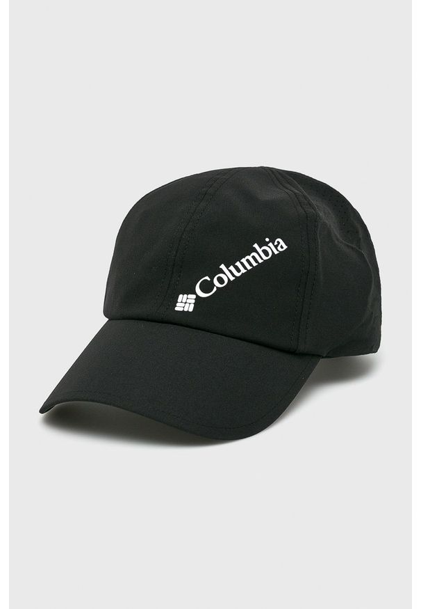 columbia - Columbia czapka kolor czarny. Kolor: czarny. Materiał: tkanina, materiał