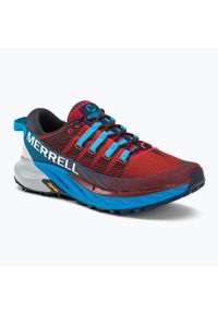 Buty do biegania męskie Merrell Agility Peak 4. Kolor: czerwony, niebieski, wielokolorowy