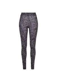 Legginsy damskie Urban Classics aop (Grandes tailles). Kolor: czarny #1