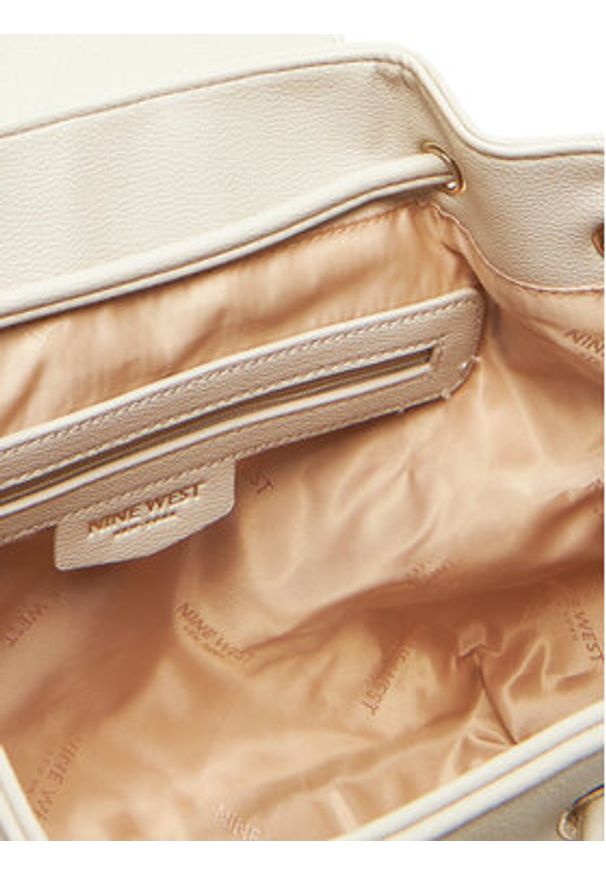 Nine West Plecak LDA7991 Beżowy. Kolor: beżowy. Materiał: materiał