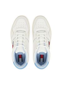 Tommy Jeans Sneakersy Tjw Retro Basket Ess EN0EN02505 Błękitny. Kolor: niebieski. Materiał: skóra #5