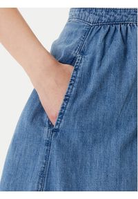United Colors of Benetton - United Colors Of Benetton Spódnica trapezowa 4KOWD004Q Niebieski Regular Fit. Kolor: niebieski. Materiał: bawełna #2