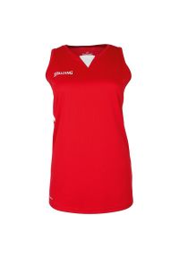 SPALDING - Damska koszulka Spalding 4HER III. Kolor: wielokolorowy, biały, czerwony #1