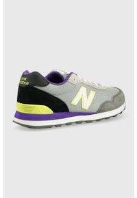 New Balance sneakersy ML515SL3 kolor szary. Nosek buta: okrągły. Zapięcie: sznurówki. Kolor: szary. Materiał: guma