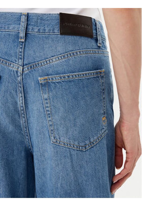 Pinko - PINKO Jeansy 104601 A2DR Niebieski Relaxed Fit. Kolor: niebieski