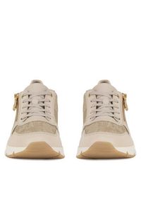 Rieker Sneakersy 48101-60 Écru. Materiał: skóra #4