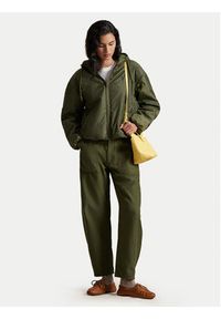 Polo Ralph Lauren Kurtka przejściowa 211A93243001 Zielony Relaxed Fit. Typ kołnierza: polo. Kolor: zielony. Materiał: syntetyk #6